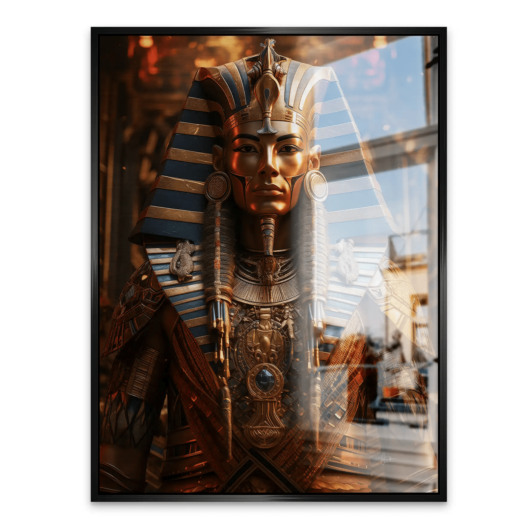 Legacy of the Pharaoh Alu gebürstet Bild INGALERIE