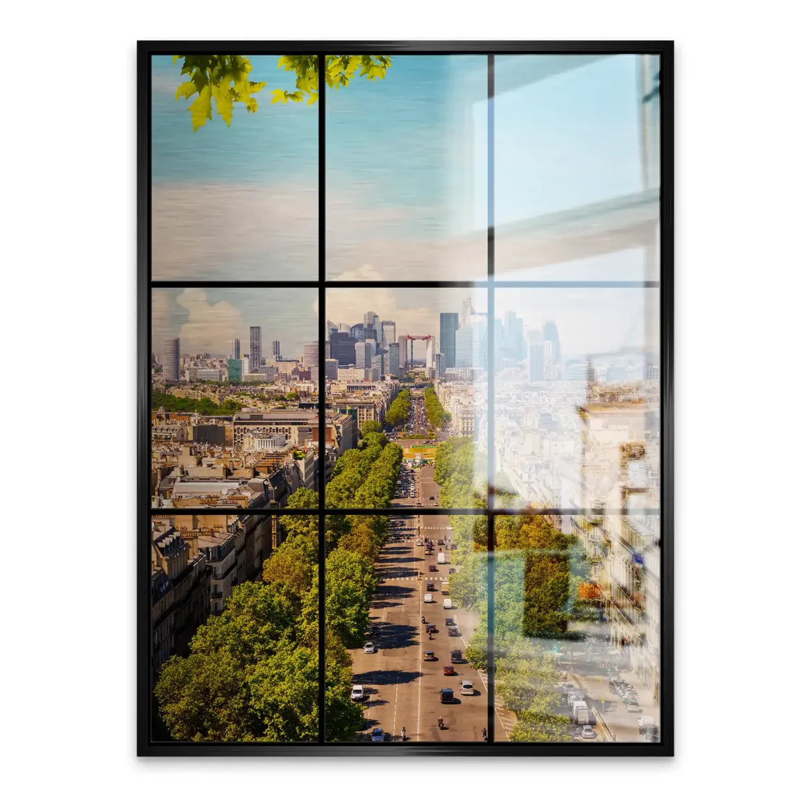 Avenue Lumière Paris Alu Gebürstet Bild