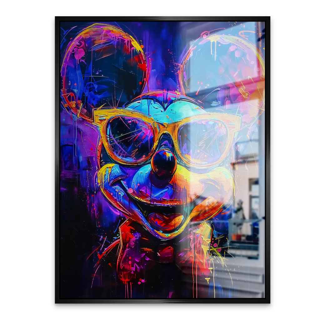 Micky Abstrakt Color Aludibond Gebürstet INGALERIE