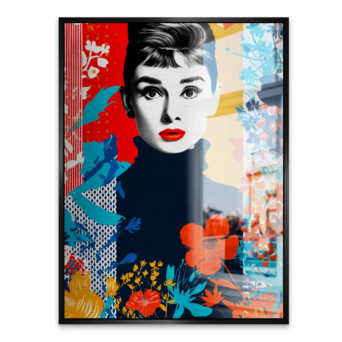 Audrey Hepburn Bloom Edition Aludibond Gebürstet INGALERIE