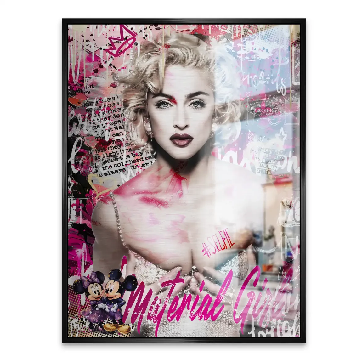 Pop Queen Vibes Alu Gebürstet Bild
