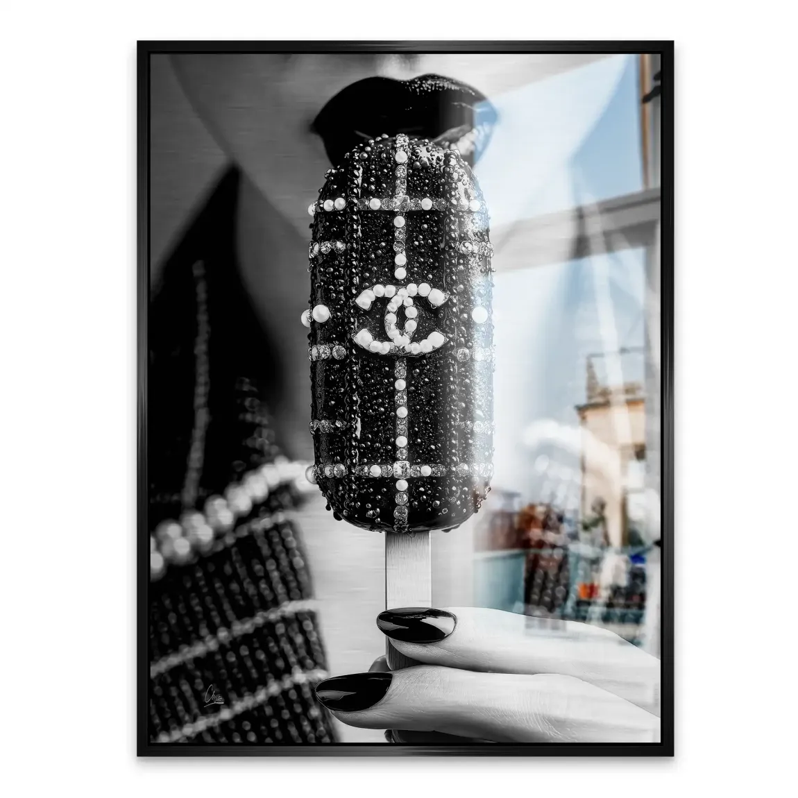 Noir Ice Couture Chanel Alu Gebürstet Bild