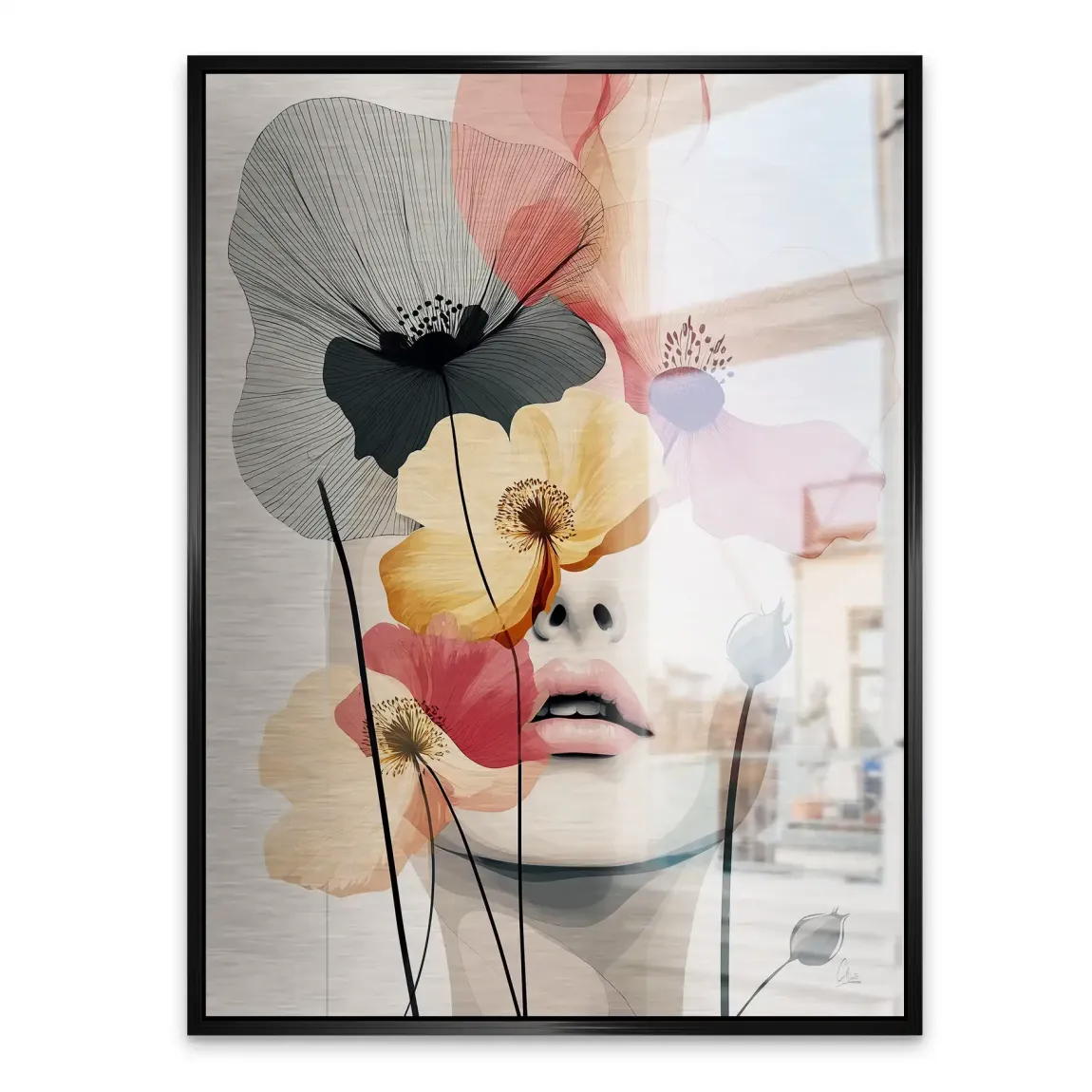 Floral Dream Alu Gebürstet Bild