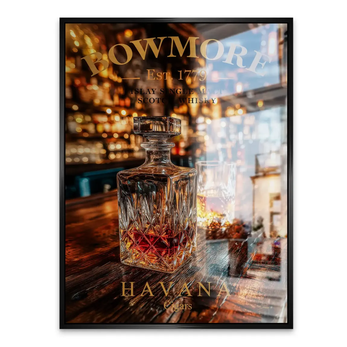 Whisky Lounge Havana Alu Gebürstet  Bild