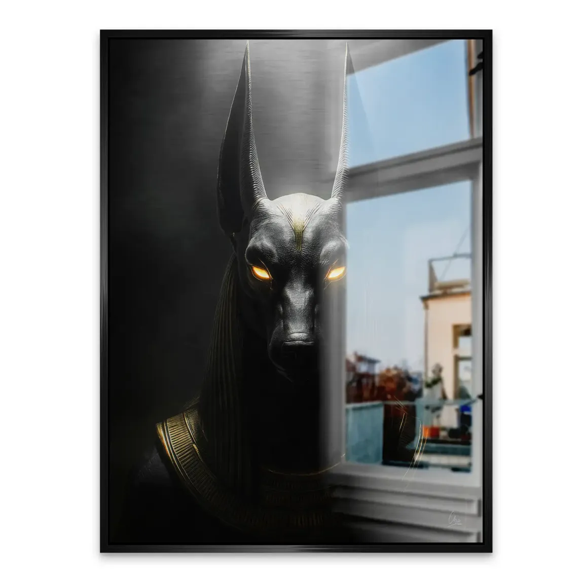 Dark Anubis Alu Gebürstet Bild