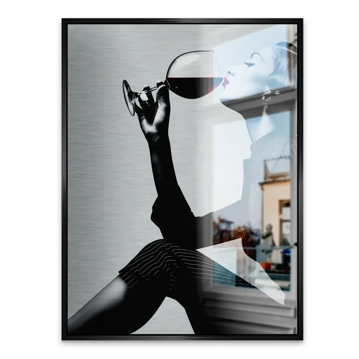 Wine Moments Alu Gebürstet Bild