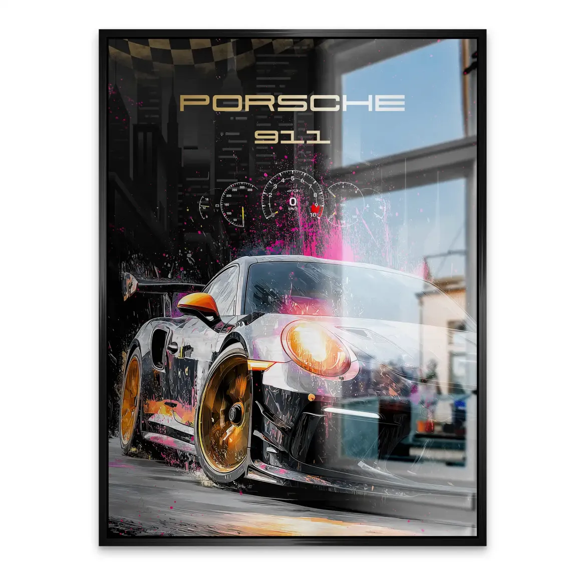Porsche 911 GT3 Touch of Speed Alu Gebürstet Bild