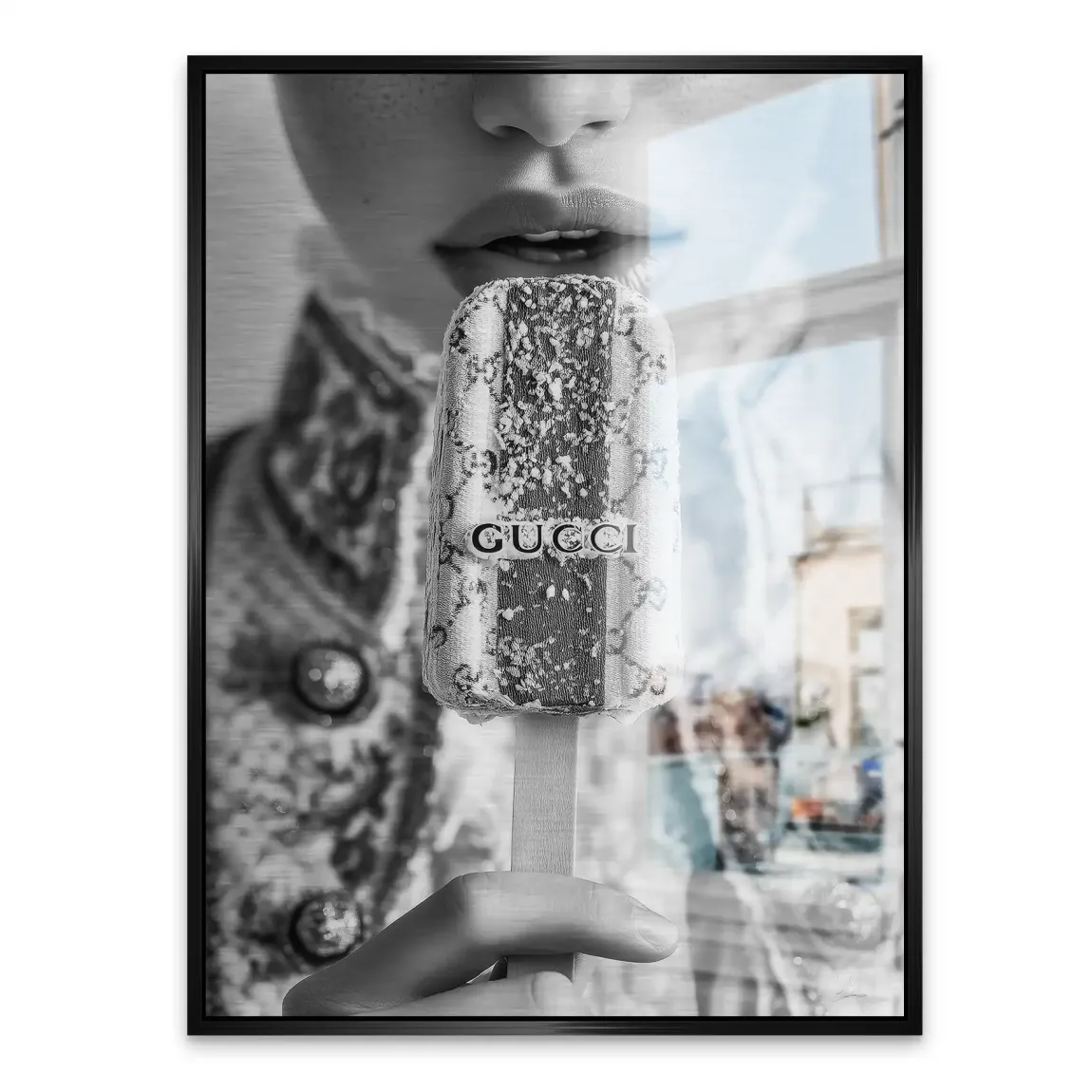 Gucci Ice Couture Noir Alu Gebürstet Bild