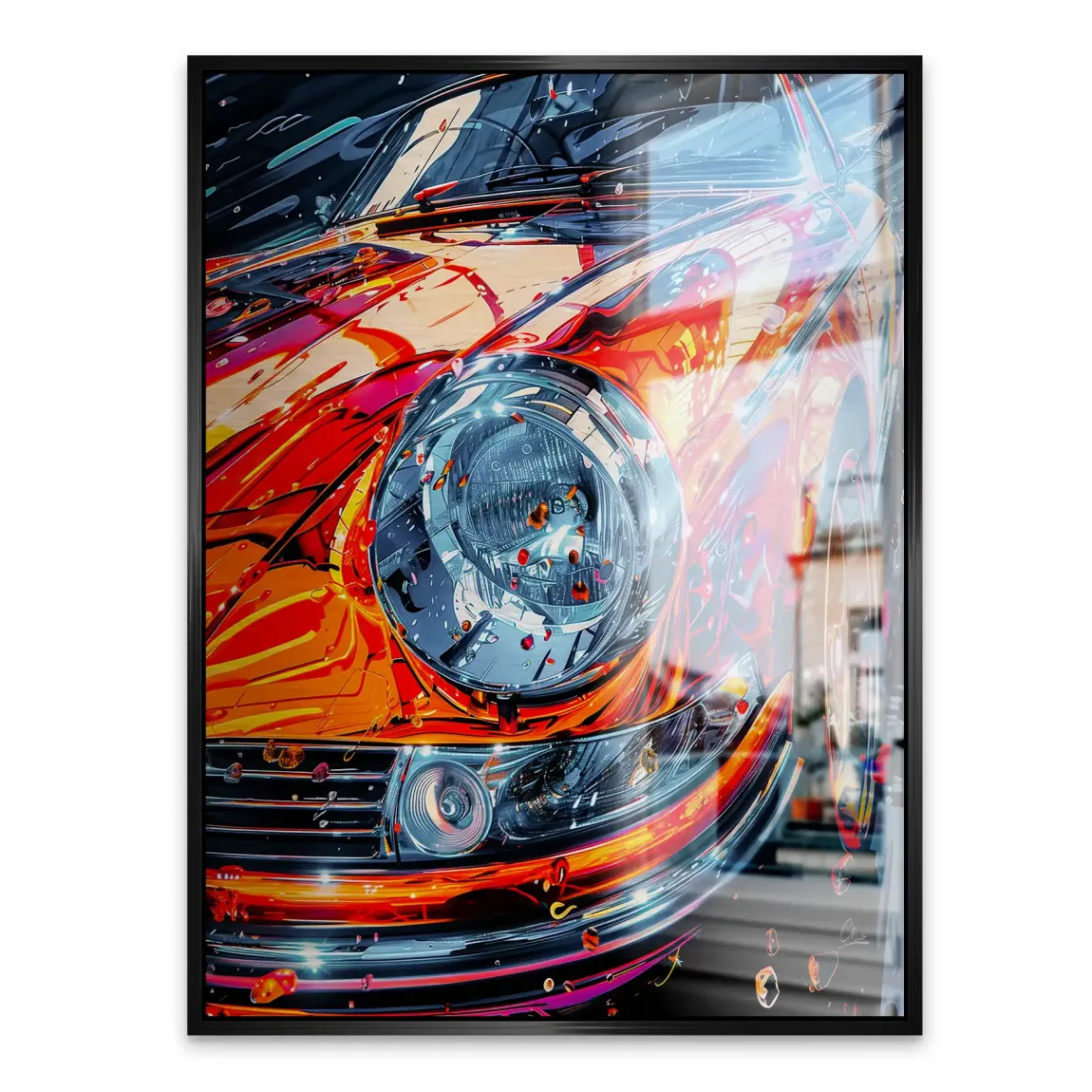 Vivid Motion 911 Porsche Alu Gebürstet Bild