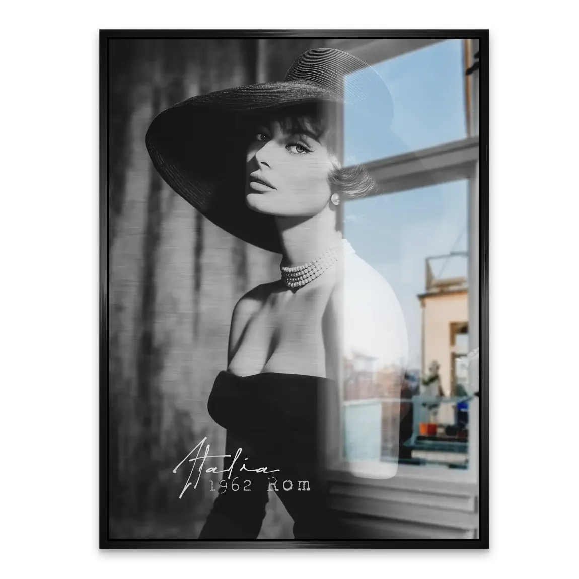 Sophia Loren Italia Aluminiumbild gebürstet