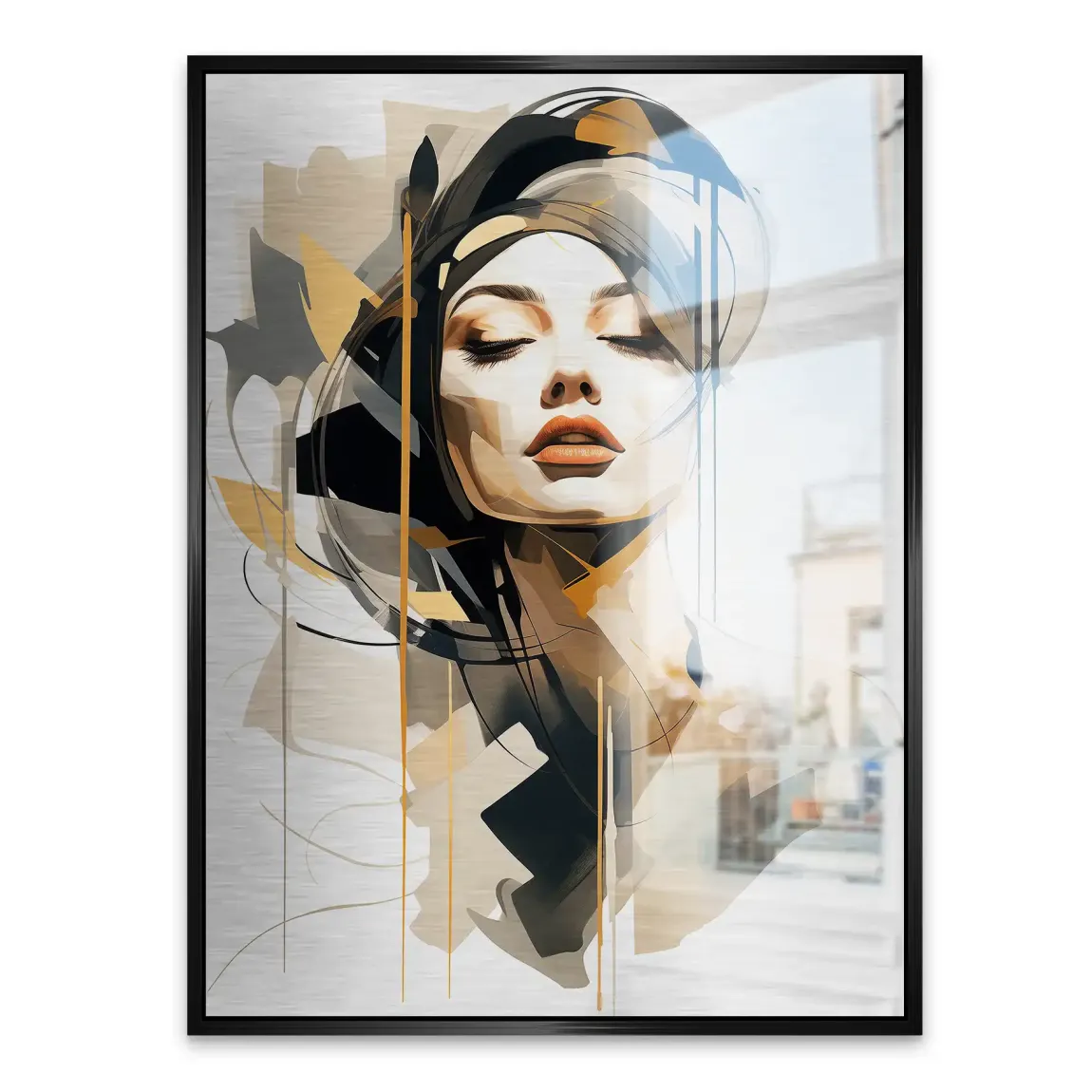 Whispers of Elegance Alu Gebürstet Bild INGALERIE