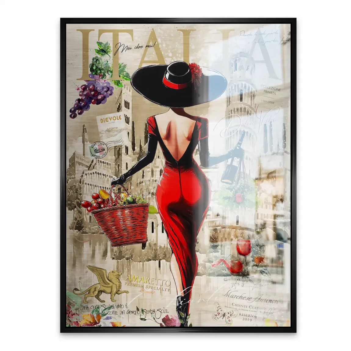 Dolce Vita Rosso Flair Aludibond Gebürstet INGALERIE
