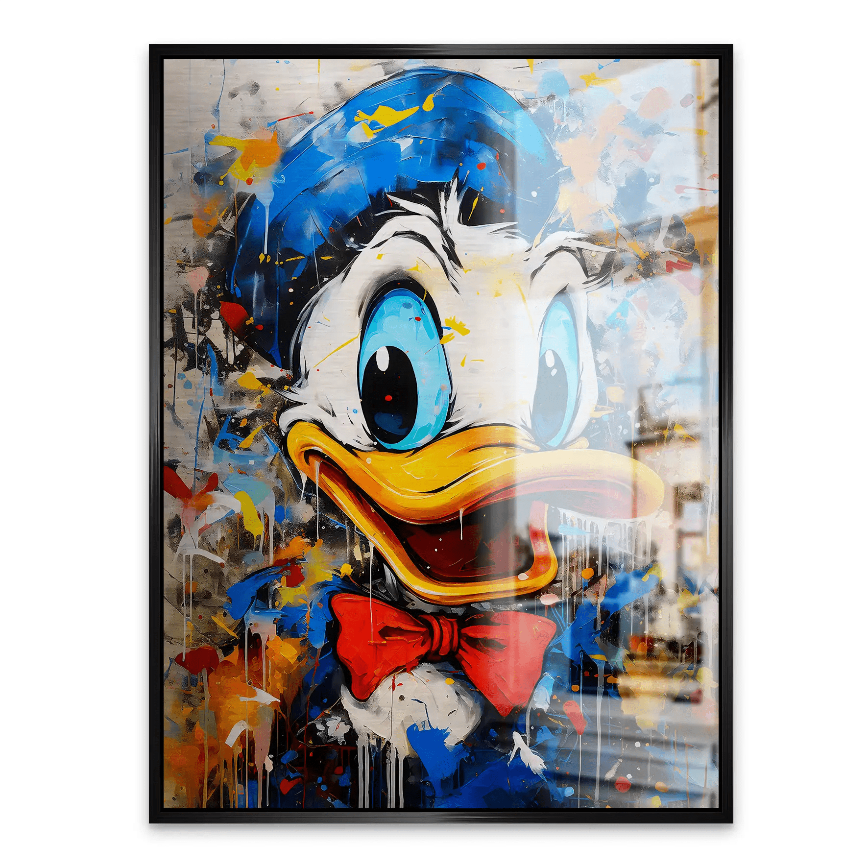 Donald Abstrakt Style Aludibond Gebürstet INGALERIE