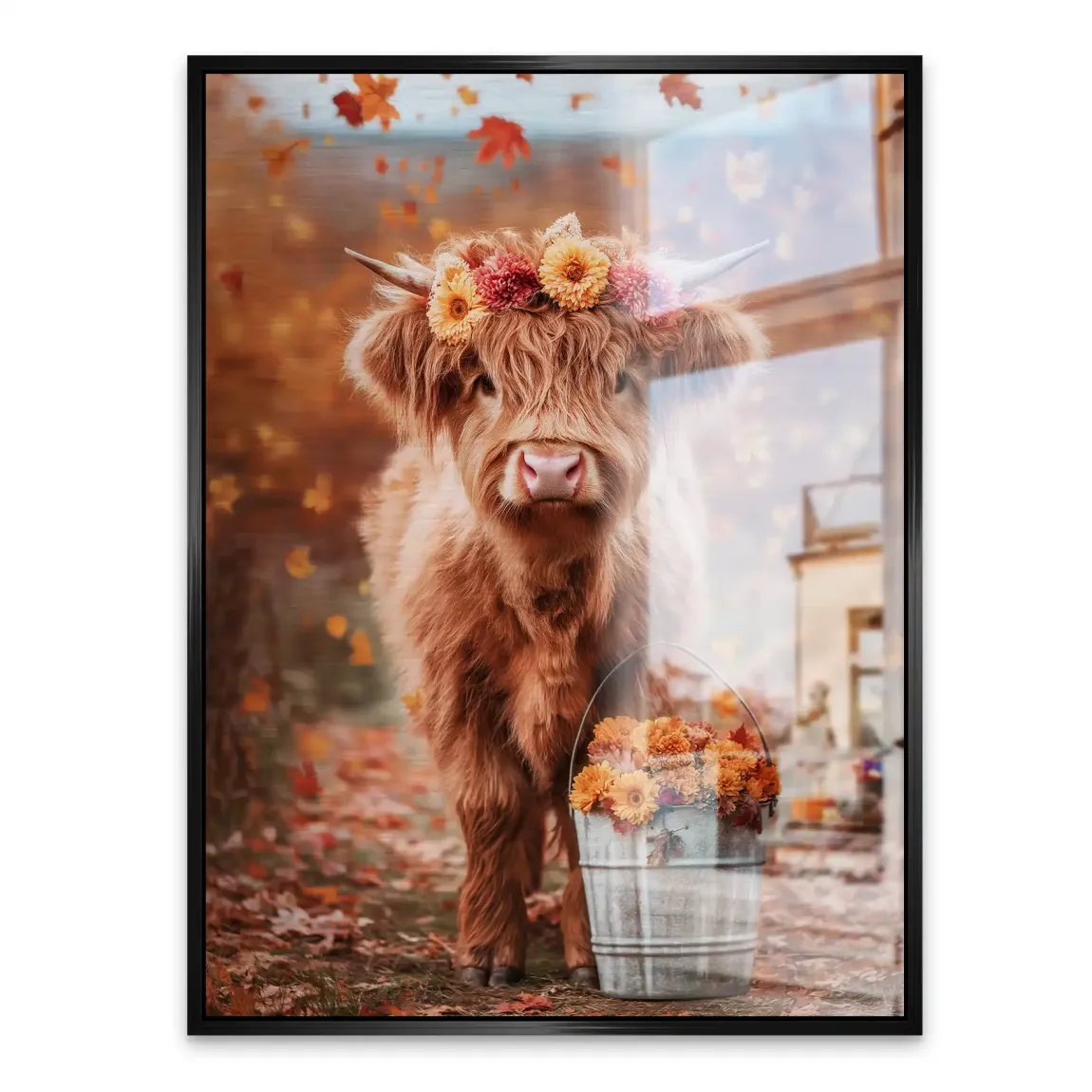 Herbstliebe Highland Alu Gebürstet Bild