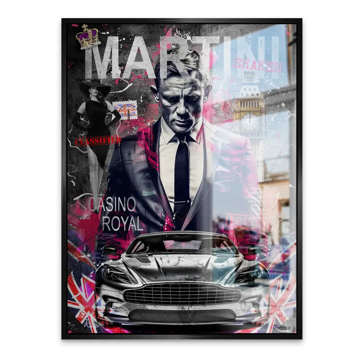 James Bond Royale Martini Alu Gebürstet Bild