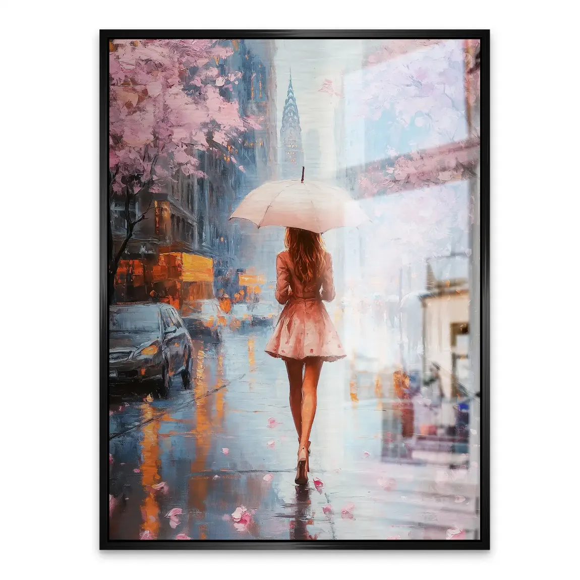 Color of Rain Aludibond Gebürstet Bild INGALERIE