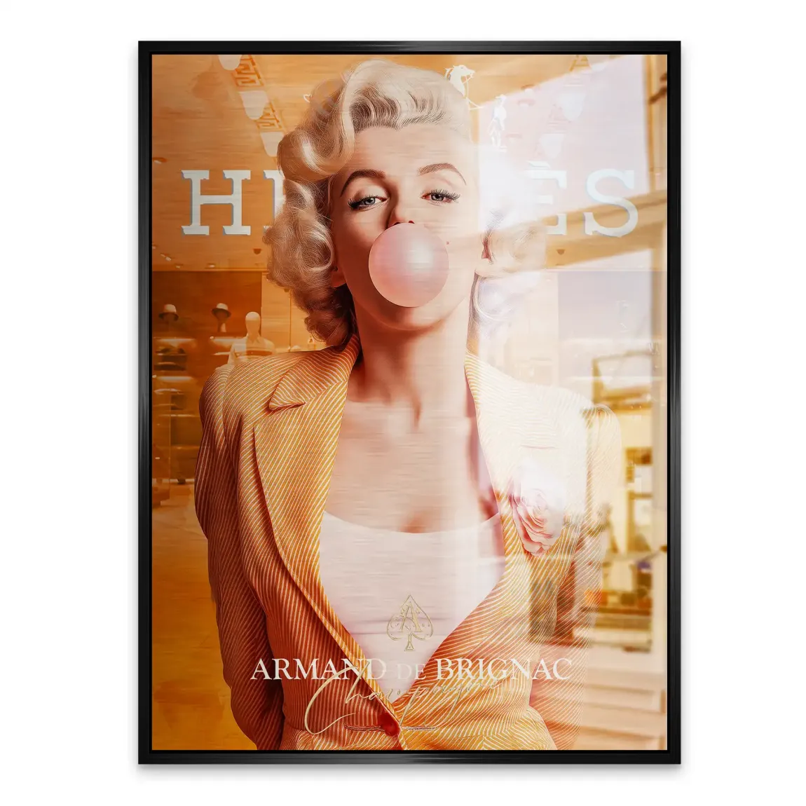 Monroe Bubble Glamour Aludibond Gebürstet INGALERIE
