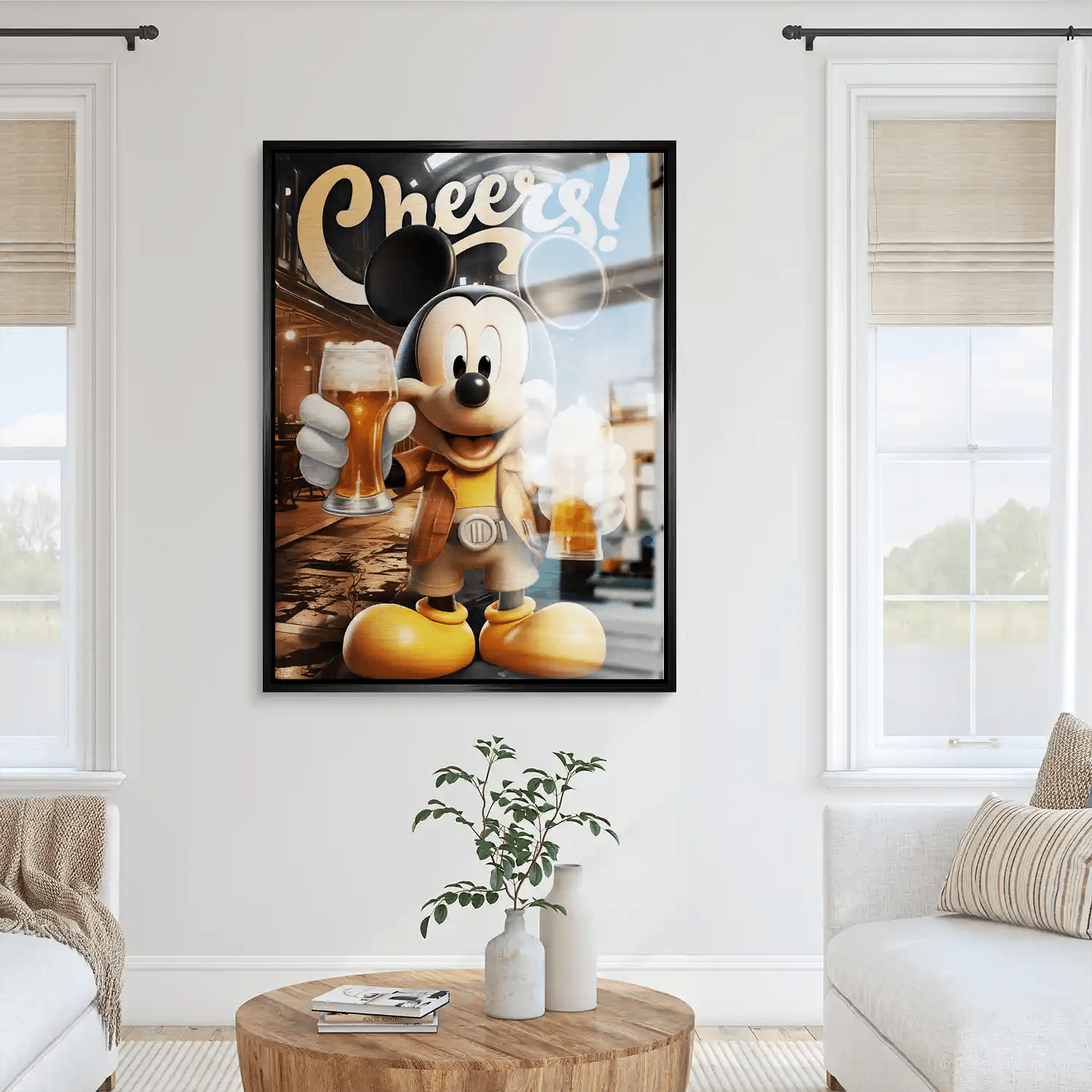 Micky Cheers Aludibond Gebürstet INGALERIE