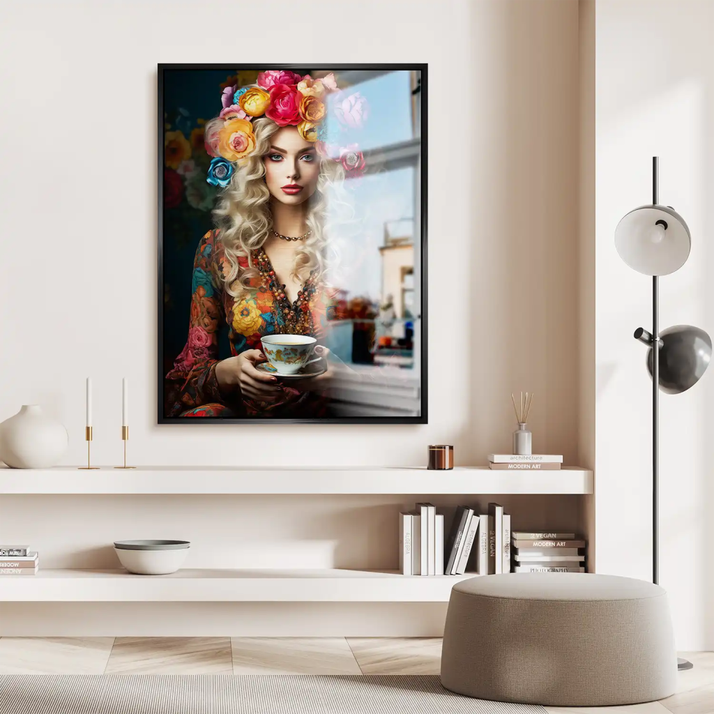 Beauty Bohemian Flower Alu Gebürstet Bild INGALERIE