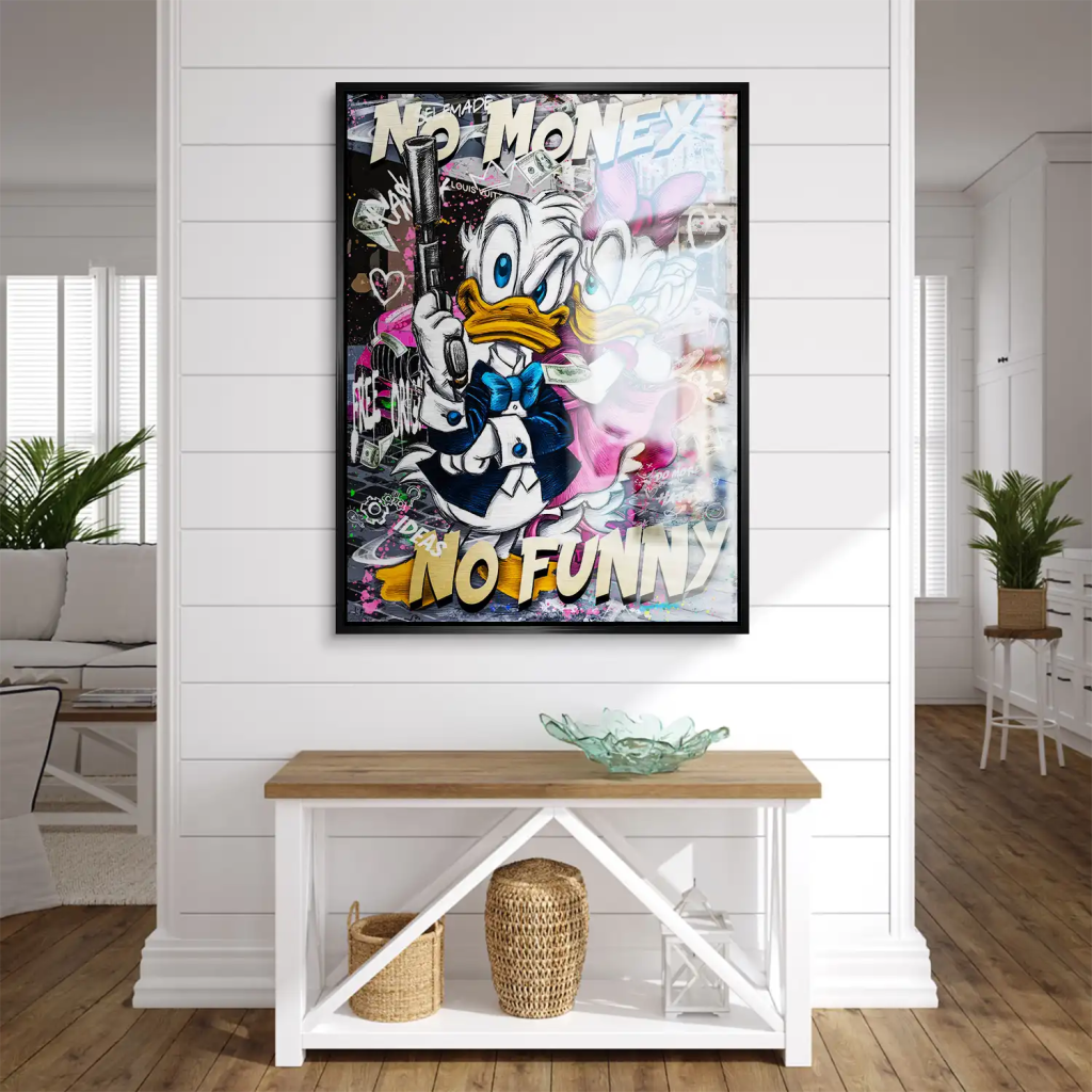 Donald No Money Aludibond Gebürstet INGALERIE