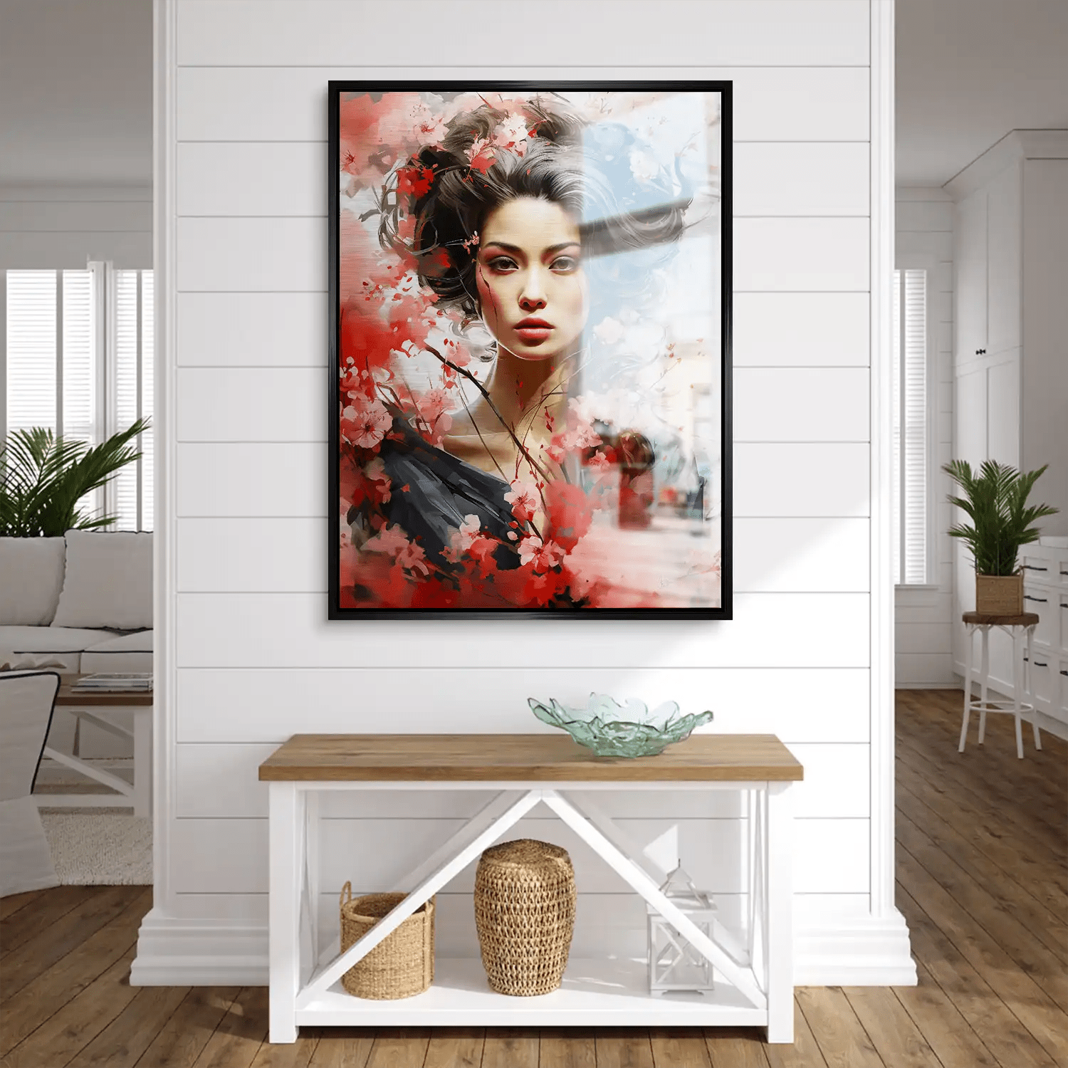 Asian Beauty Alu Gebürstet Bild INGALERIE