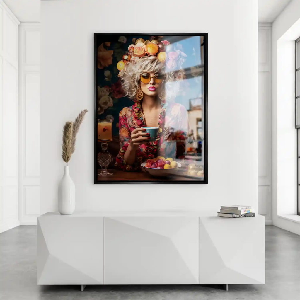 Beauty Bohemian Style Alu Gebürstet Bild INGALERIE