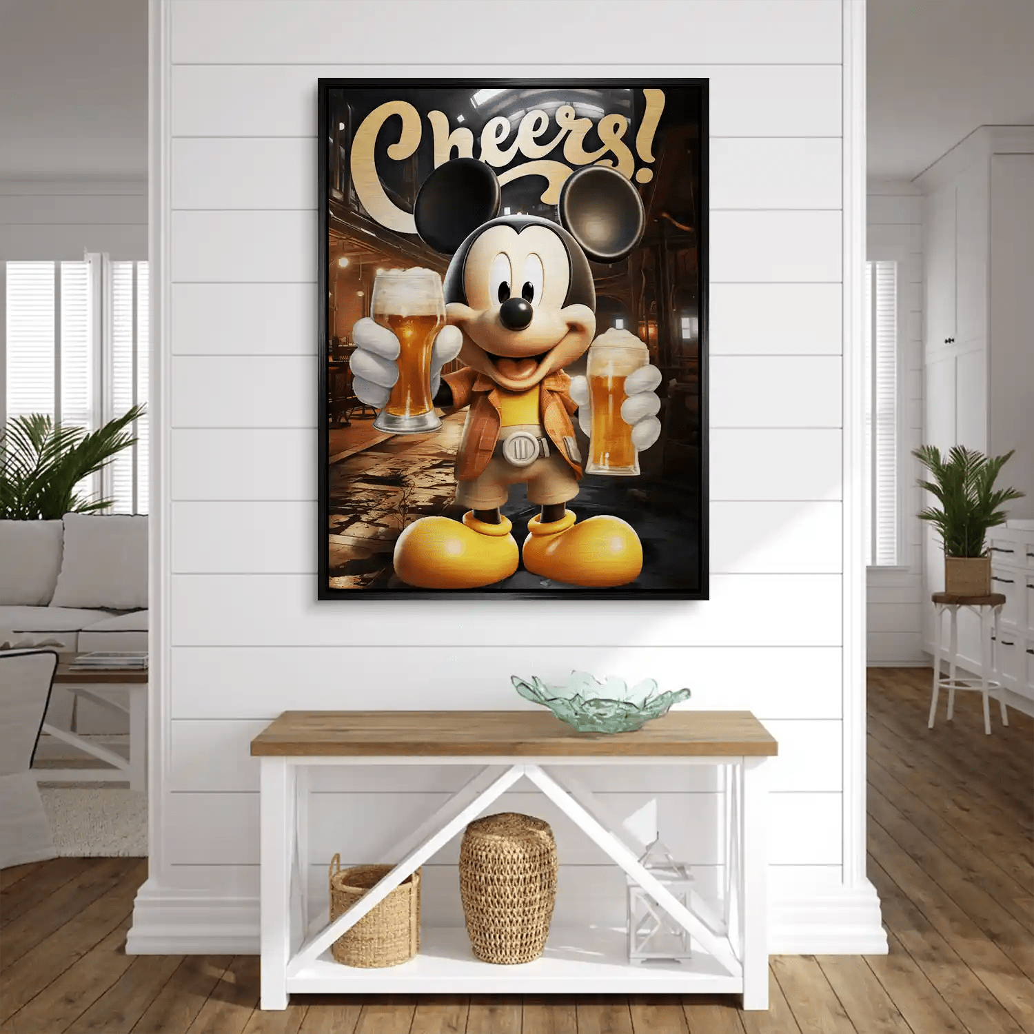 Micky Cheers Aludibond Gebürstet INGALERIE
