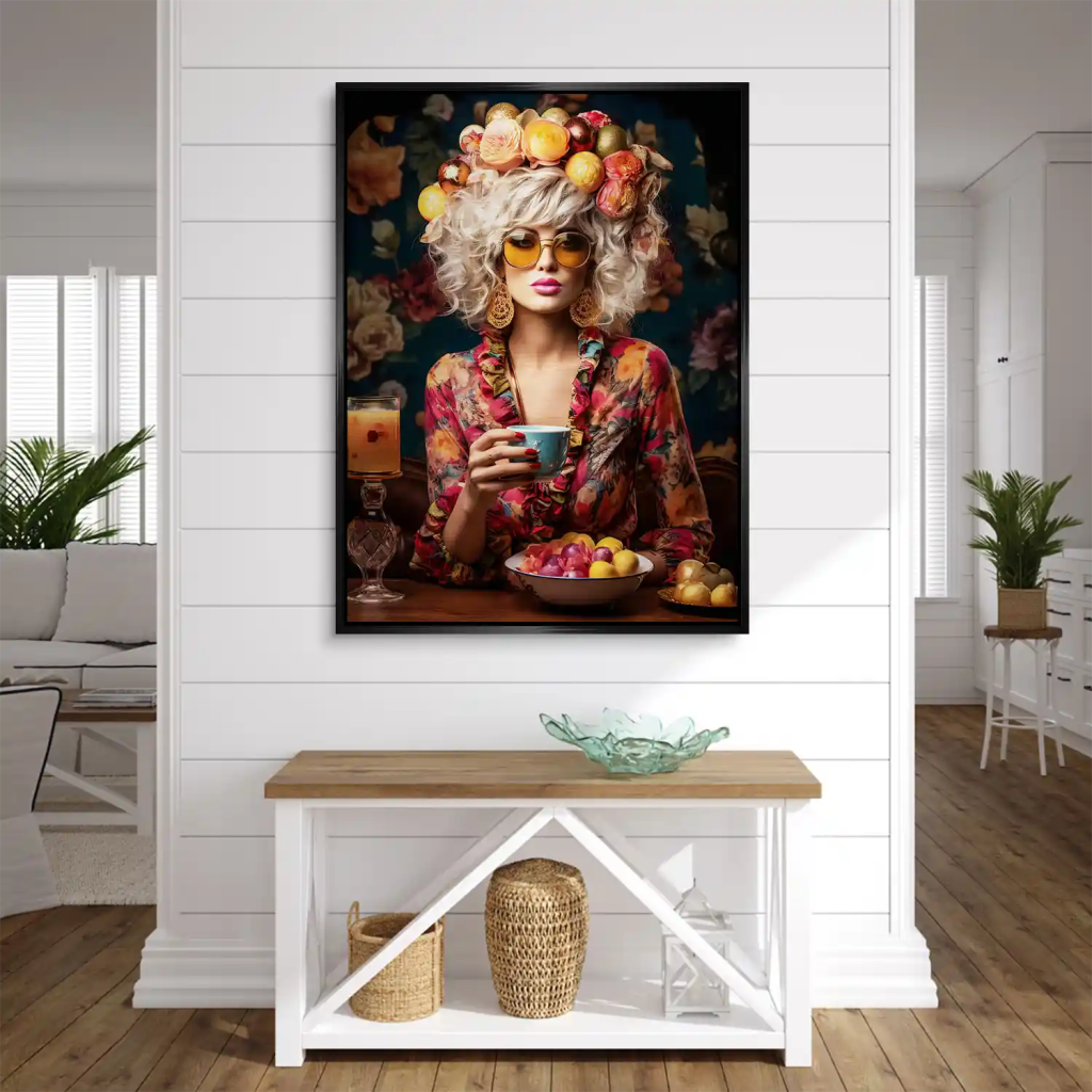 Beauty Bohemian Style Alu Gebürstet Bild INGALERIE