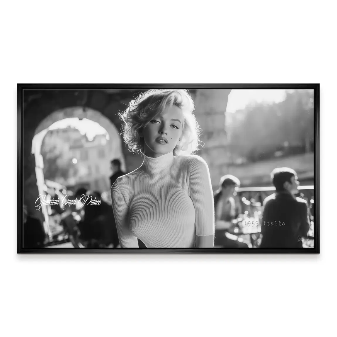 Marilyn Monroe Italia Leinwand Bild
