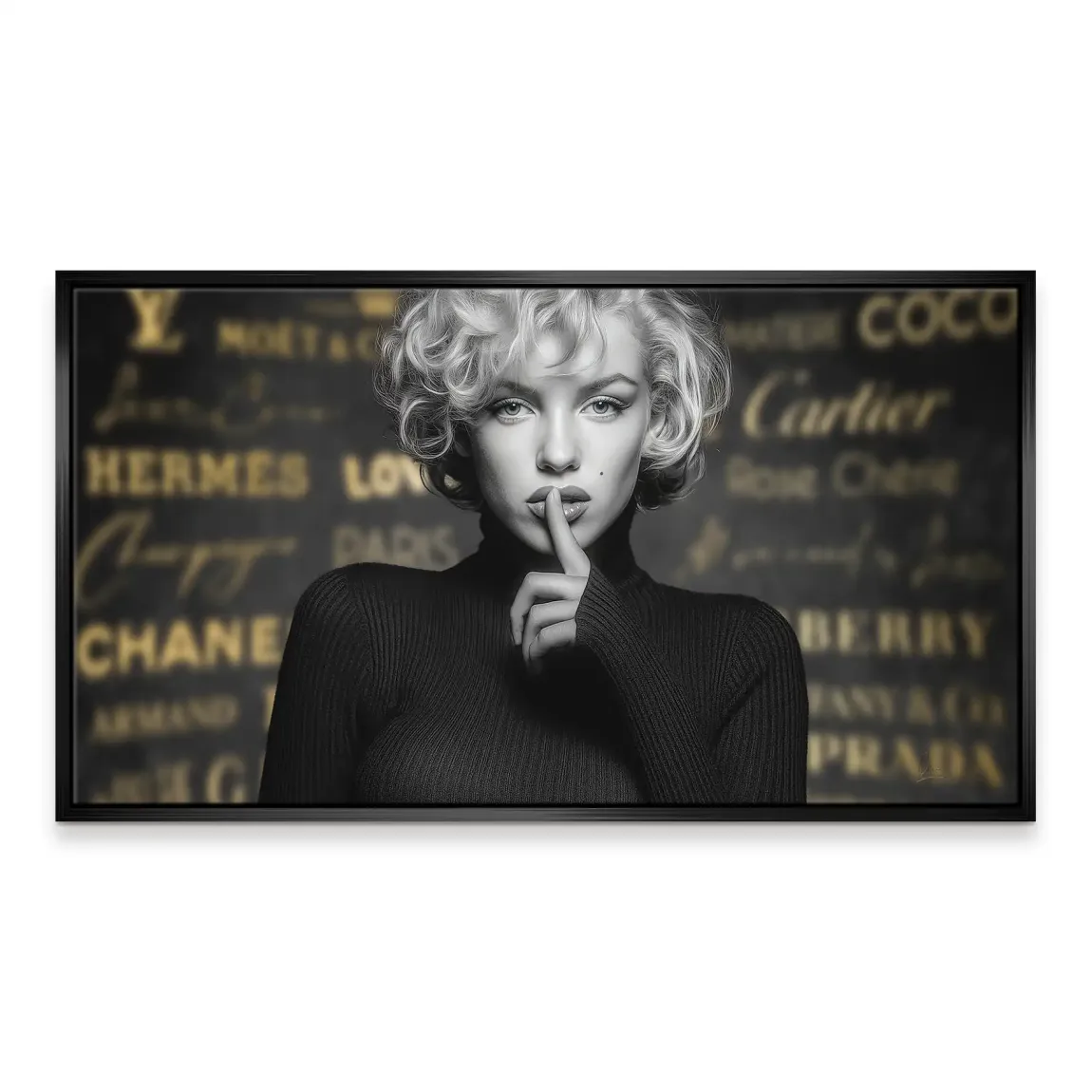 Marilyn Monroe Secret Glamour Leinwand Bild