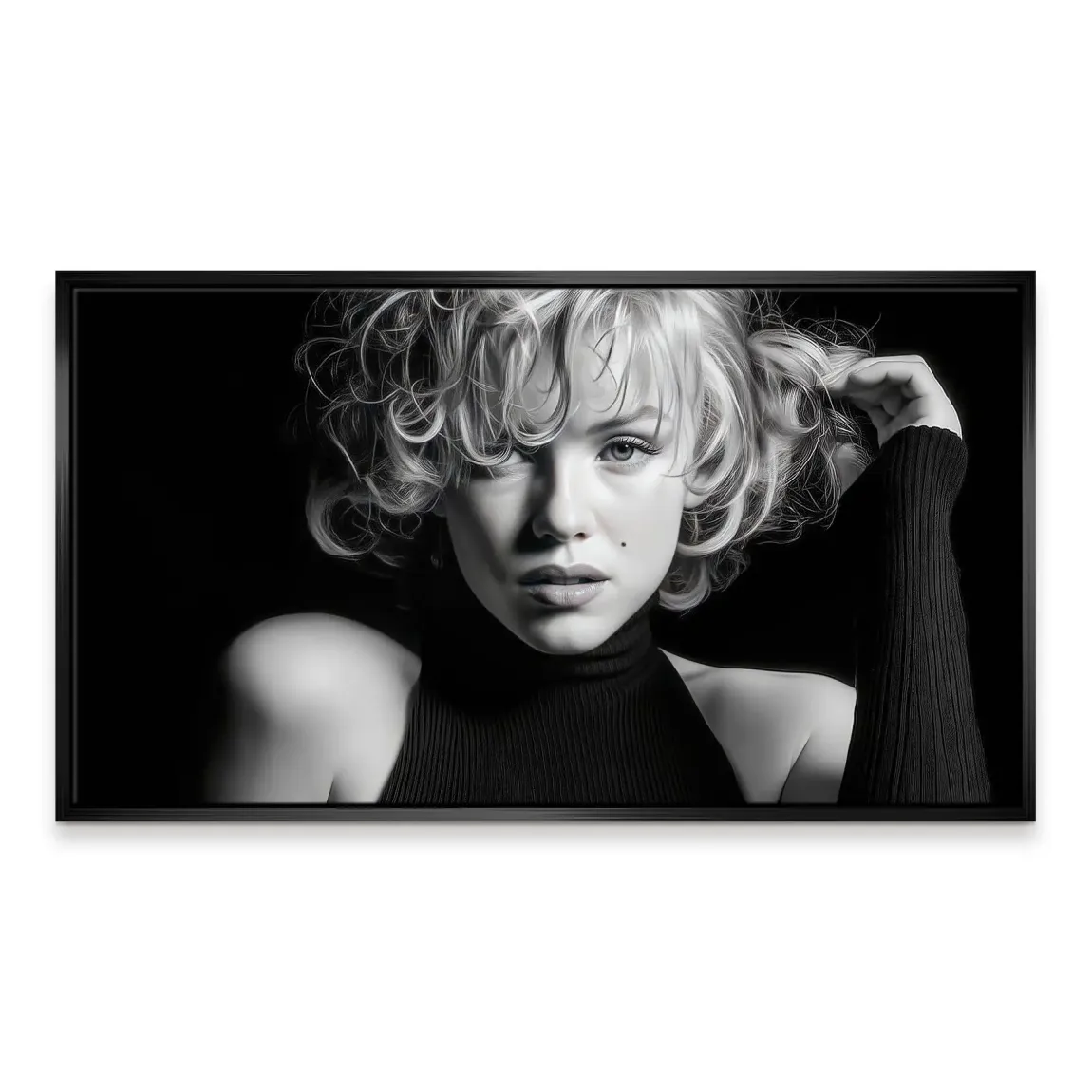 Marilyn Monroe Velvet Icon Leinwand Bild