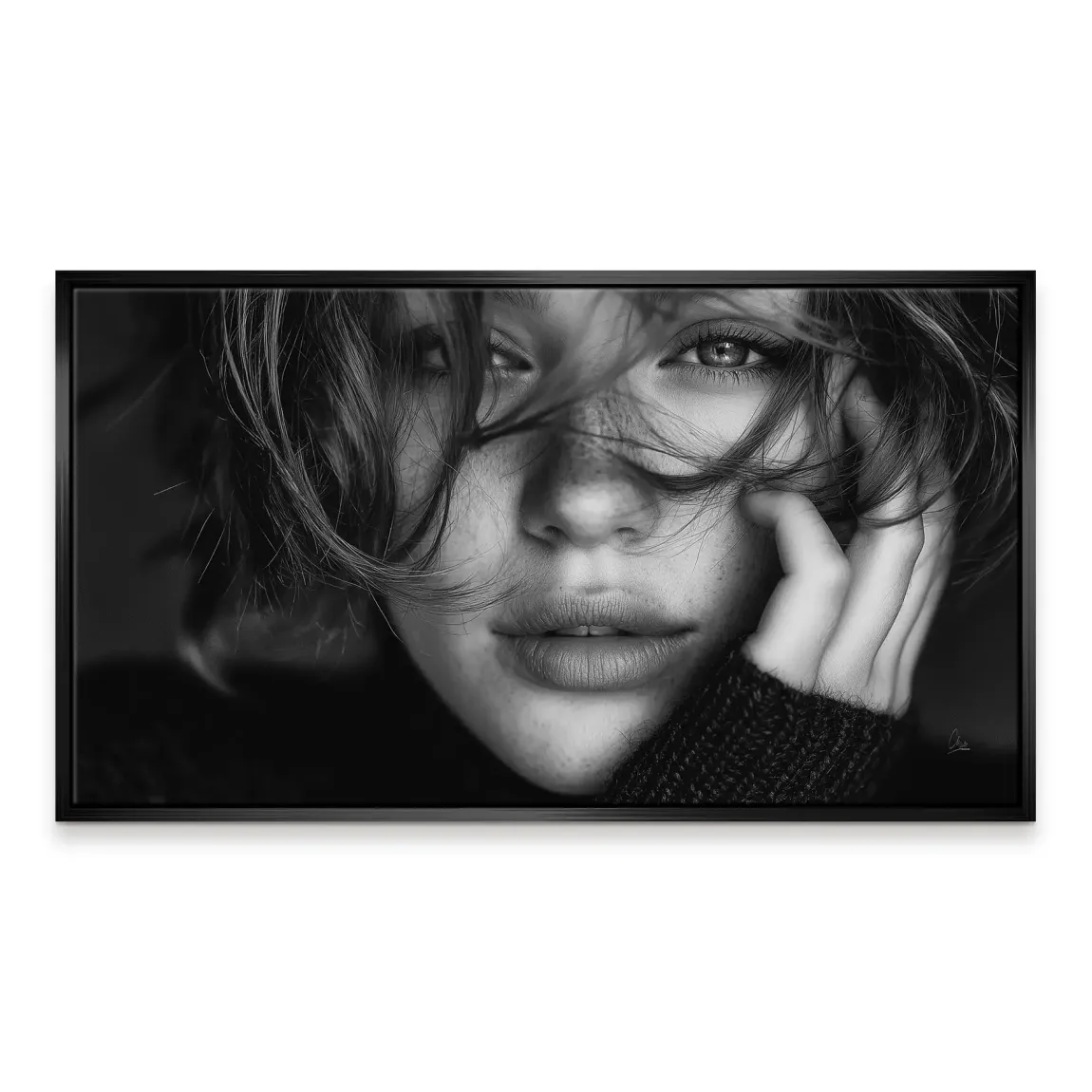 Silent Graze Leinwand Bild