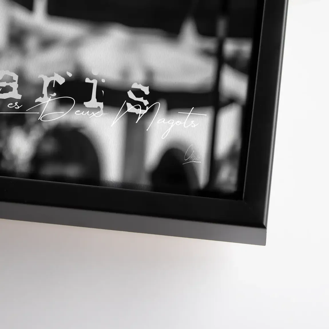 Audrey Hepburn Paris Cafe Leinwand Bild