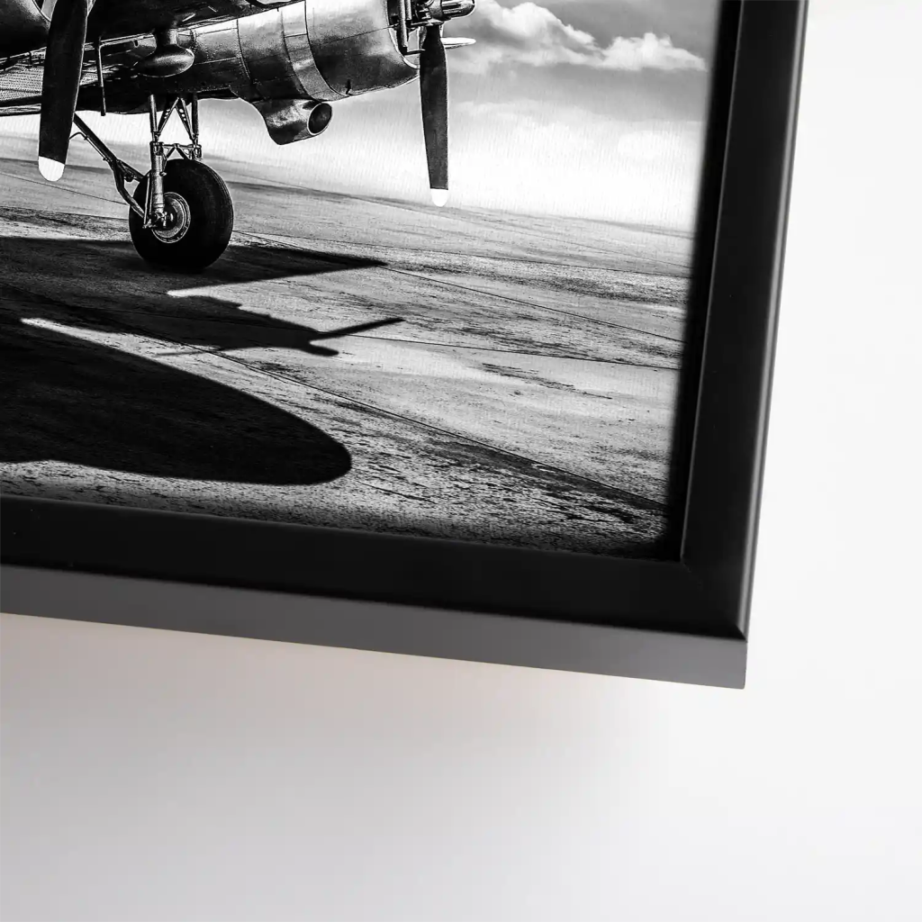 DC3 Vintage Flugzeug Leinwand Bild INGALERIE