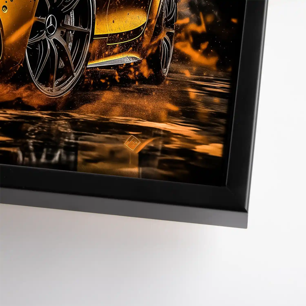 Mercedes AMG GT Modern Style Leinwand Bild INGALERIE