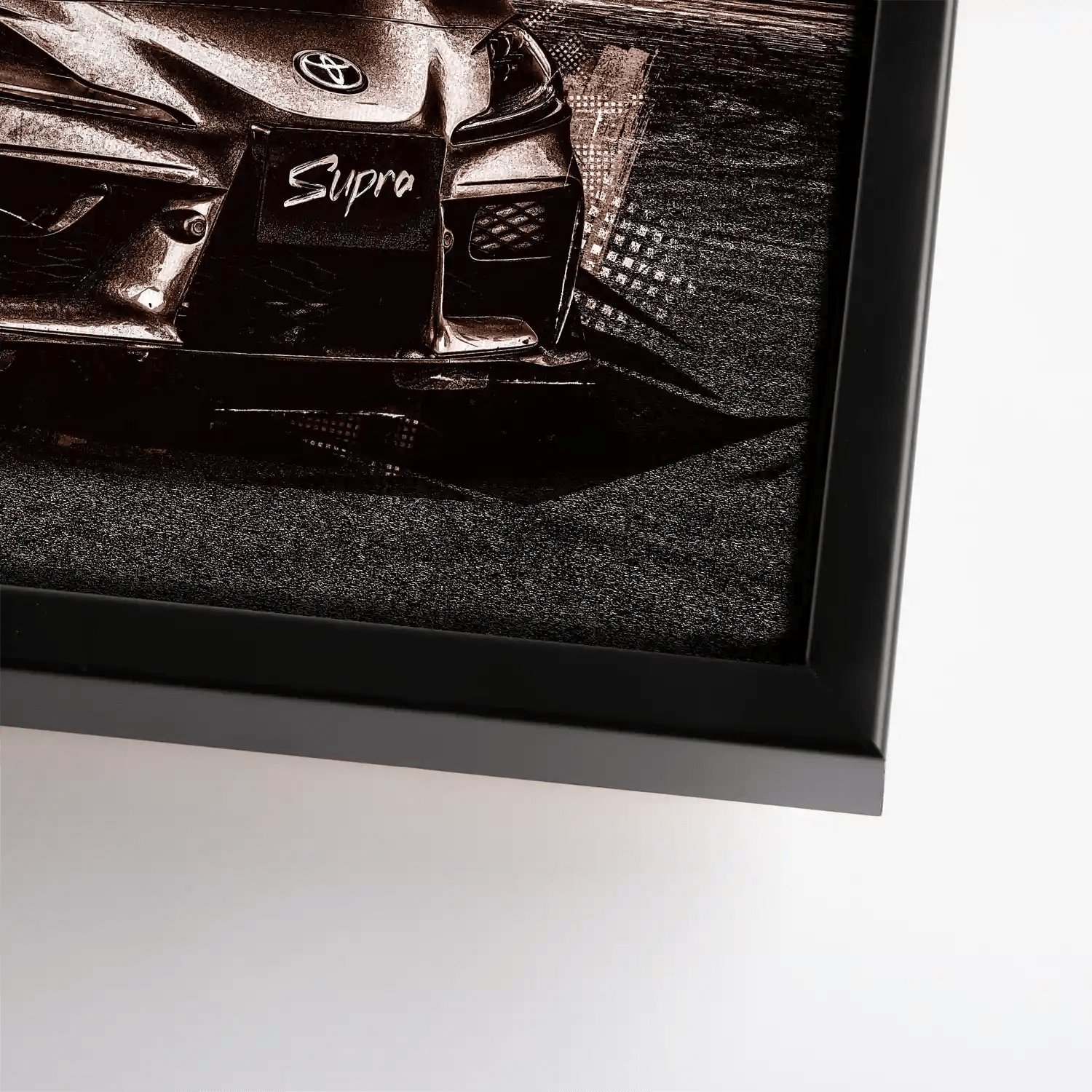 Toyota Supra City Style Leinwand Bild INGALERiE