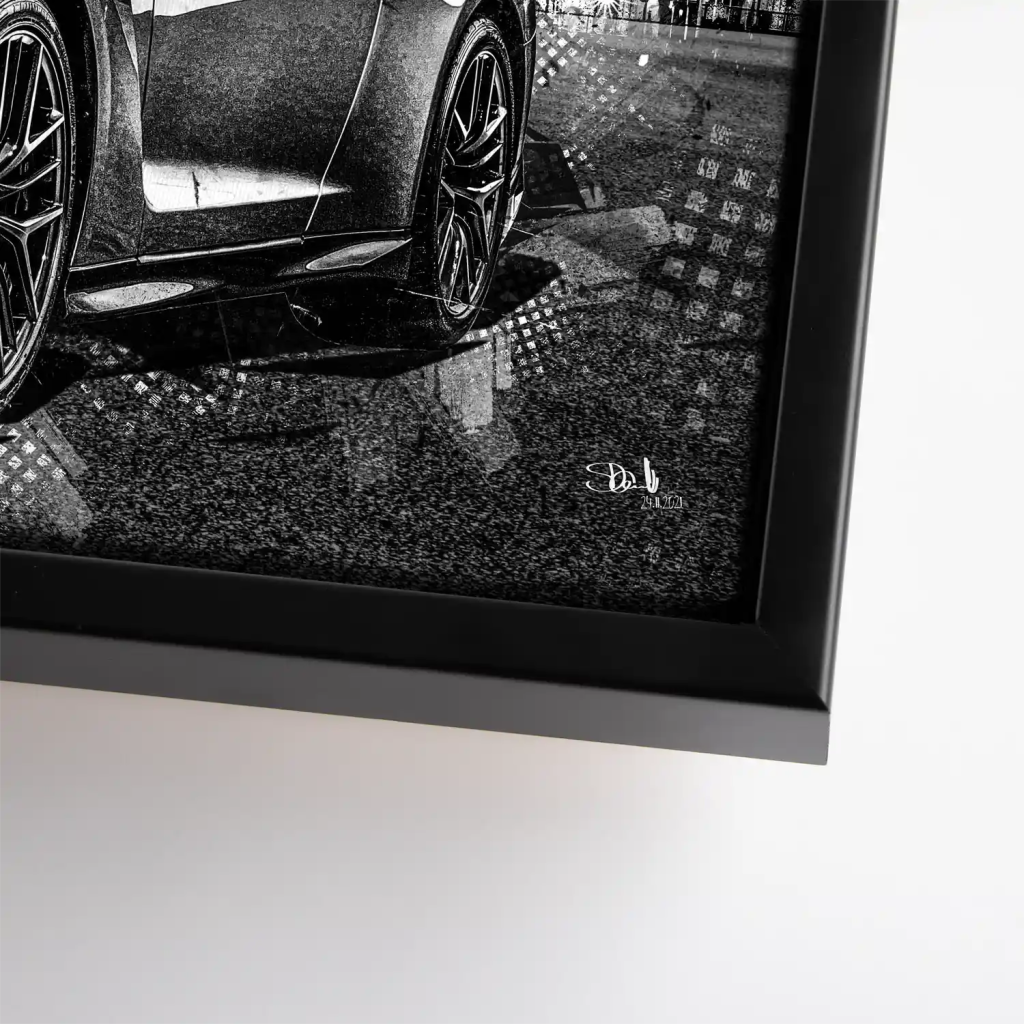 Nissan GT-R Abstrakt Style Leinwand Bild INGALERIE