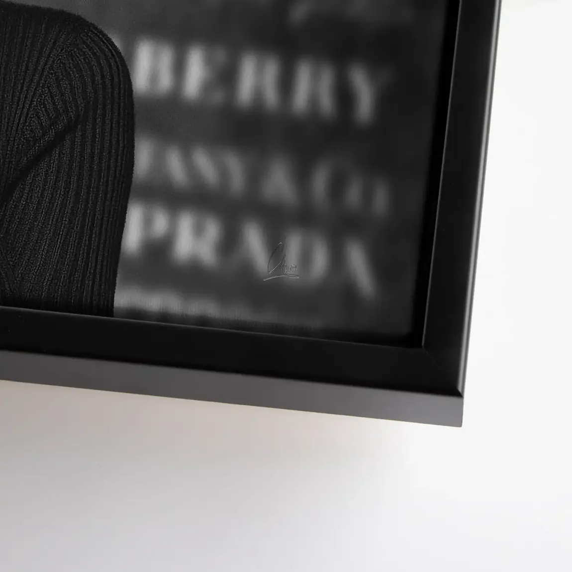 Marilyn Monroe Black Secret Leinwand Bild