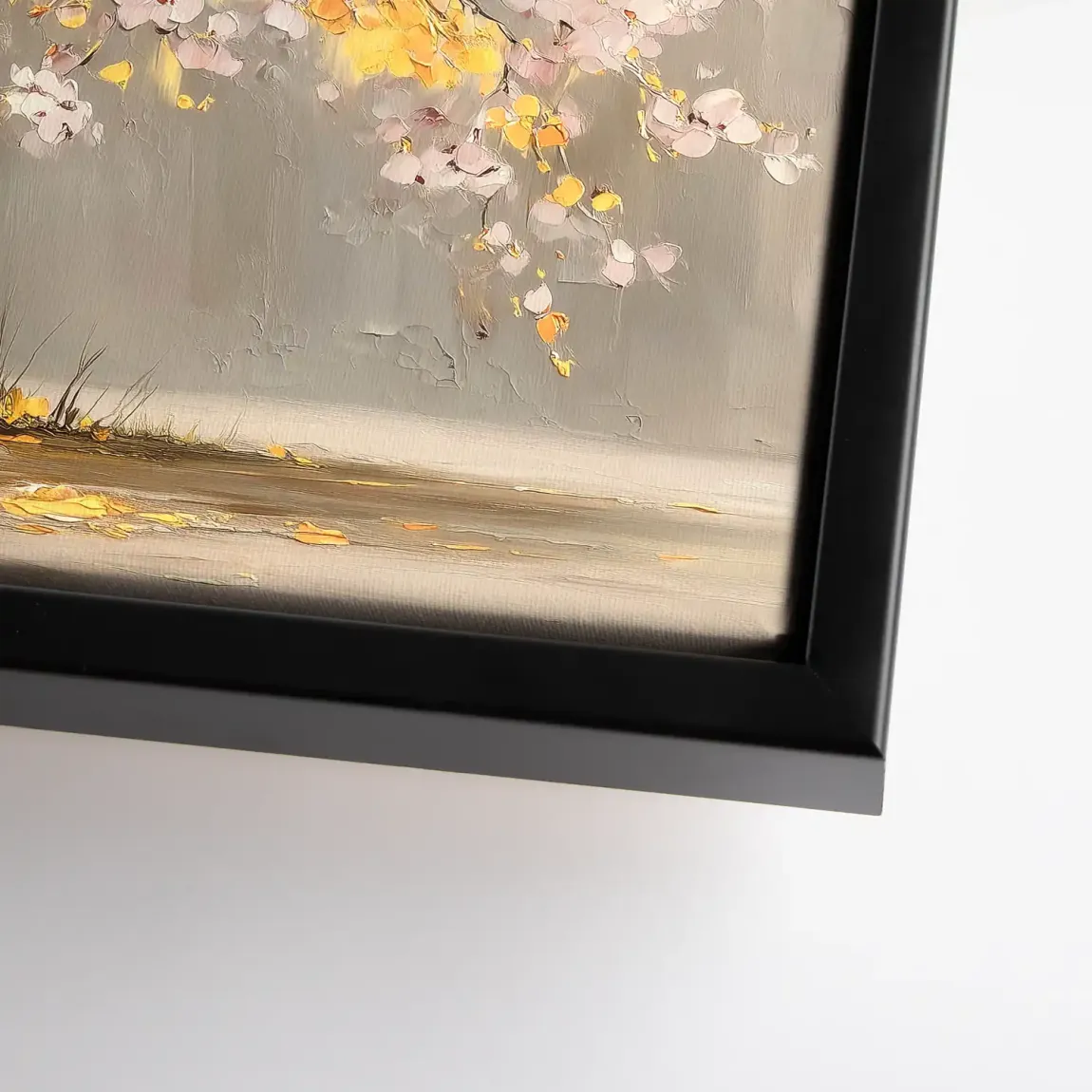 Gold Leaf Tree Art Leinwand Bild