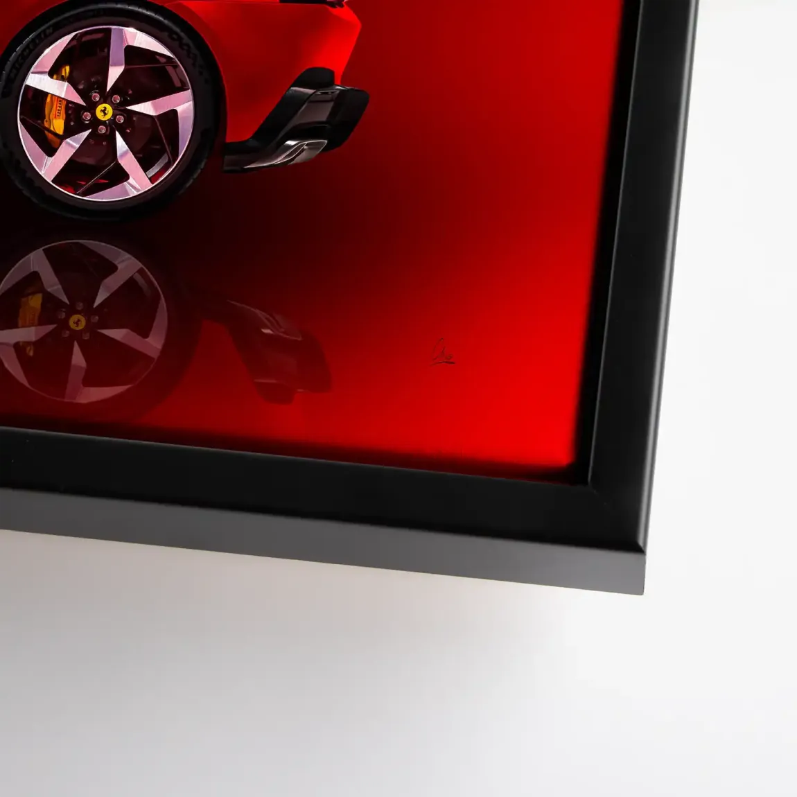 Ferrari Prestige Art Leinwand Bild