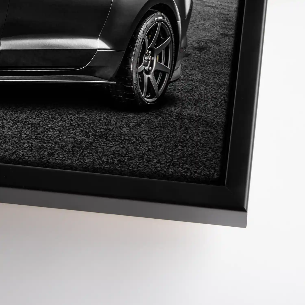 Ford Mustang Black City Leinwand Bild INGALERIE