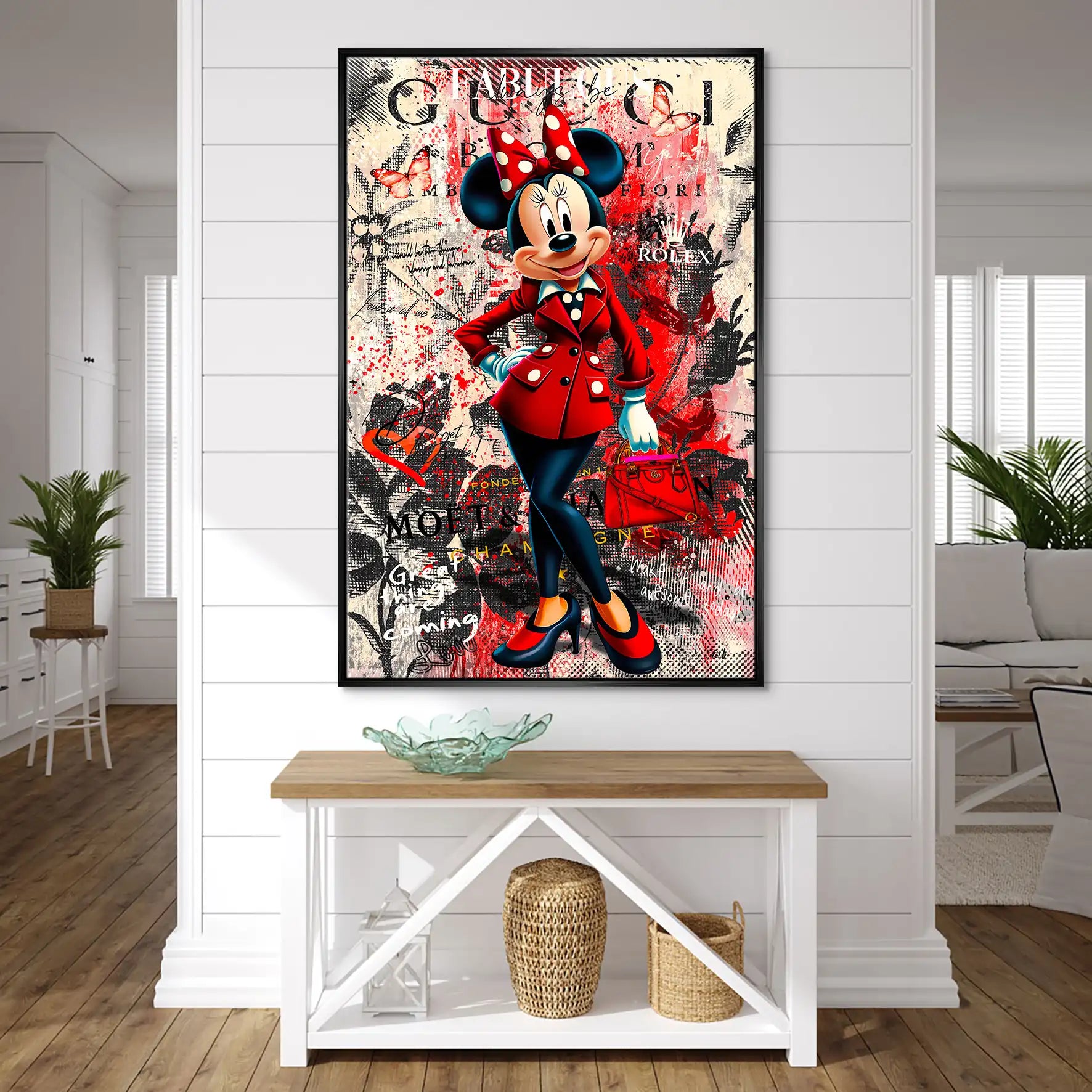 Minnie Gucci Leinwand Bild INGALERIE