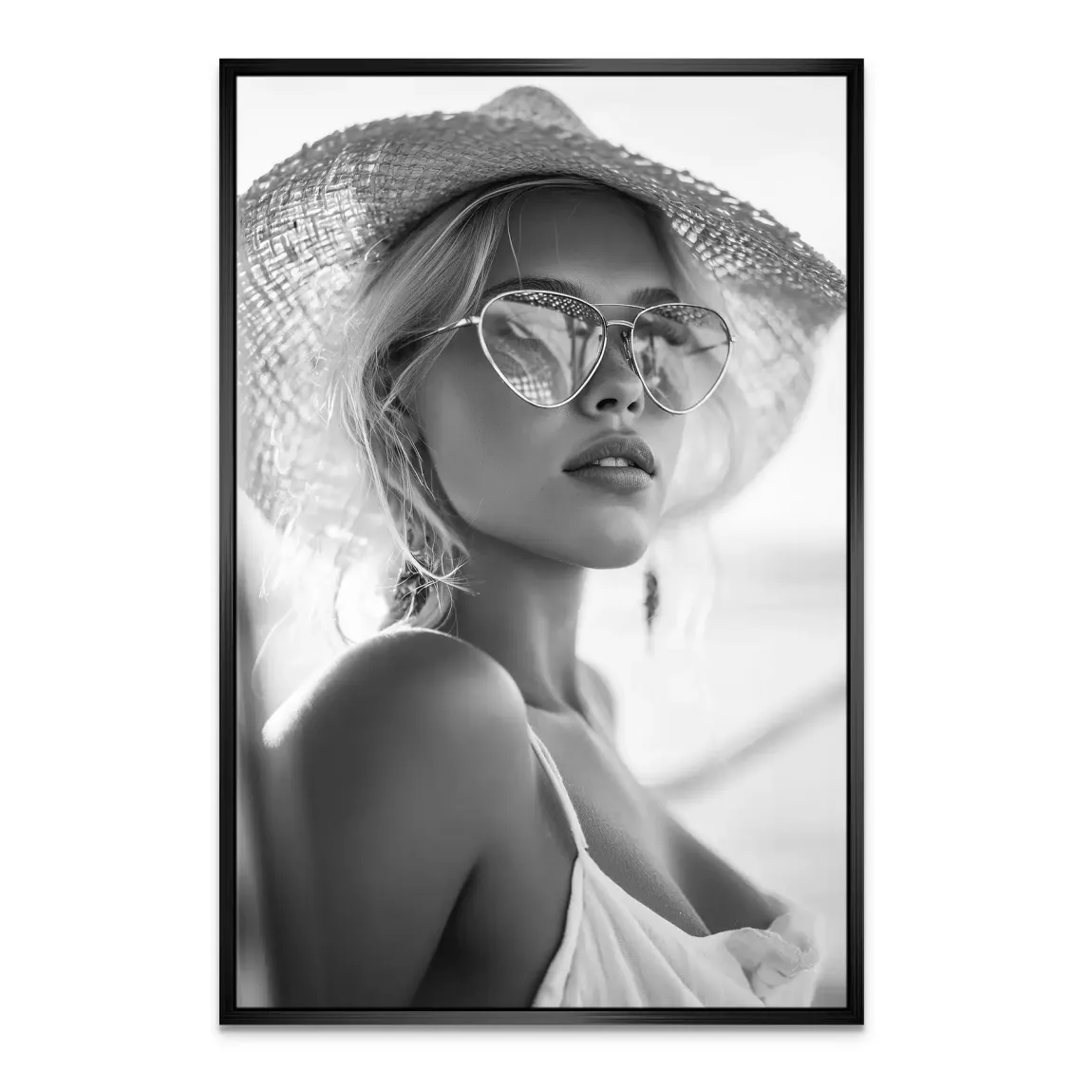 Summer Glam Noir Leinwand Bild