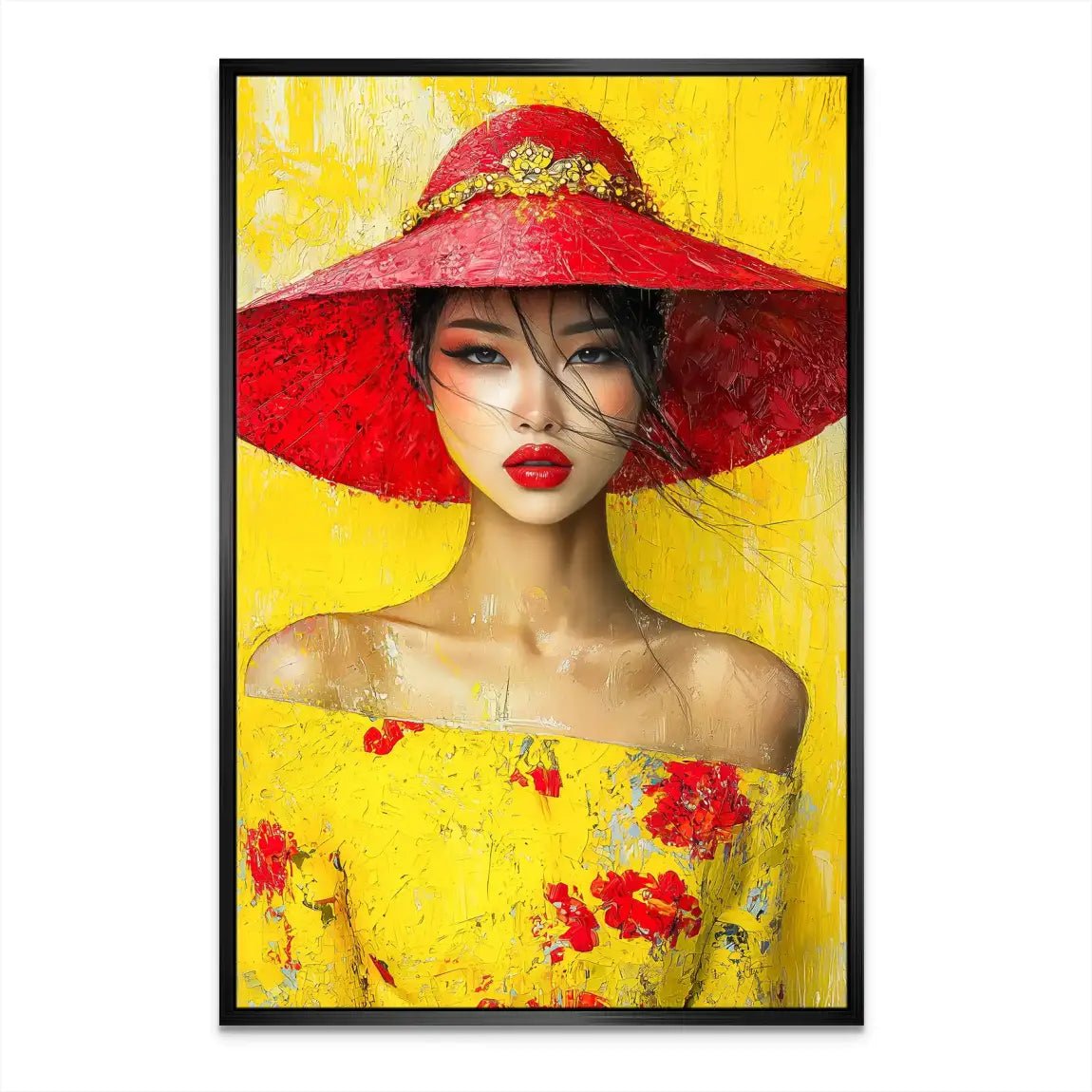Asia Queen Leinwand Bild INGALERIE