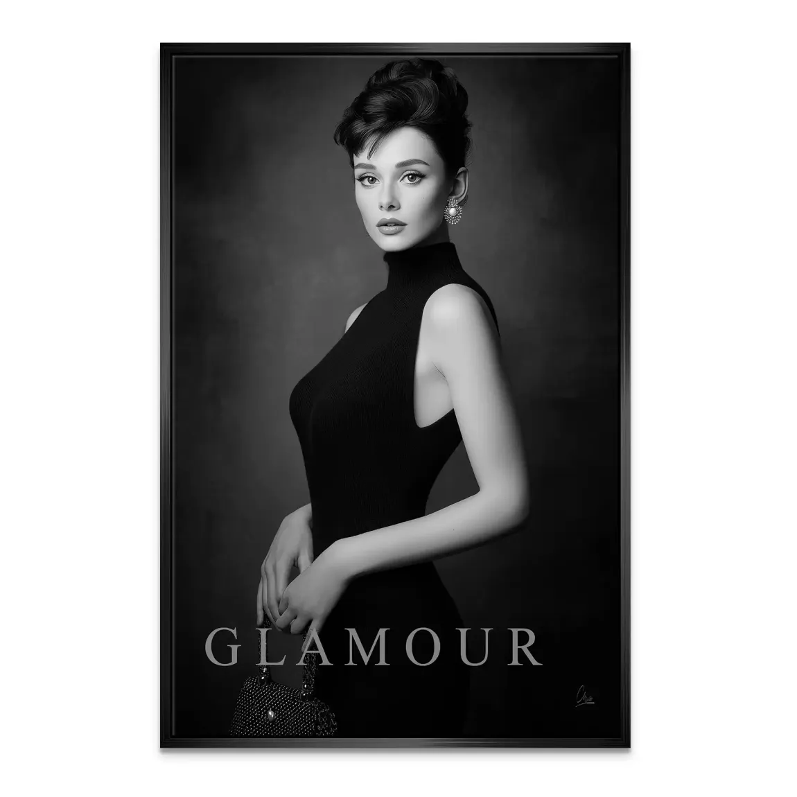 Audrey Glam Allure Leinwand Bild