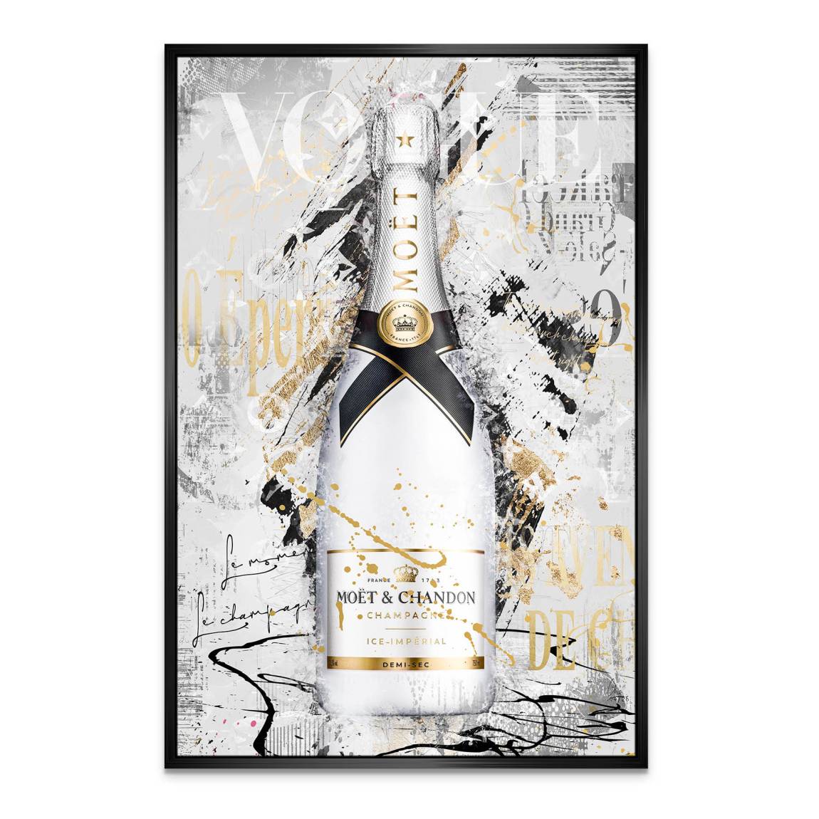 Champagner Prestige Leinwand Bild