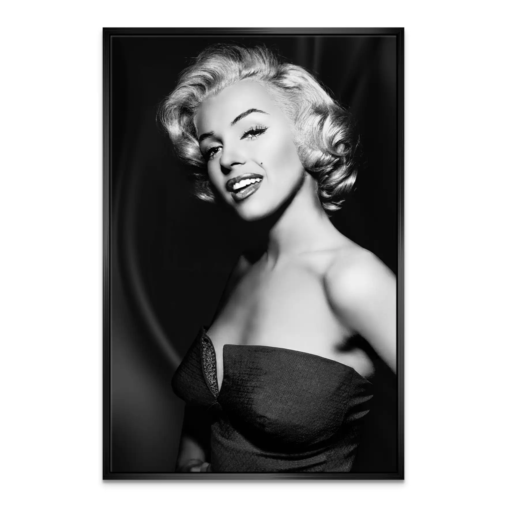 Marilyn Black and White Leinwand Bild INGALERIE