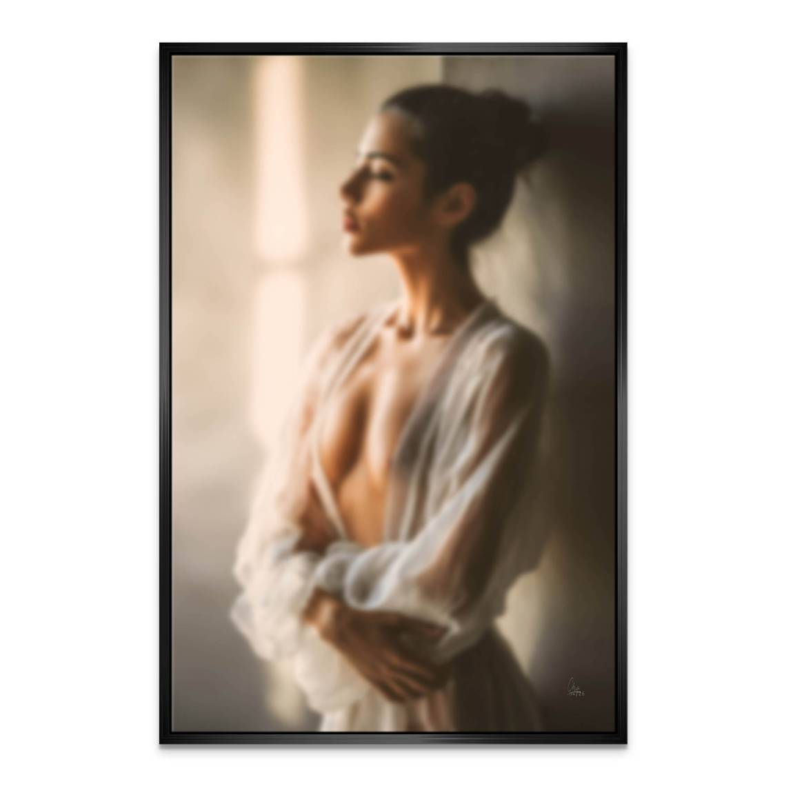Sinnliche Frau Leinwand Bild
