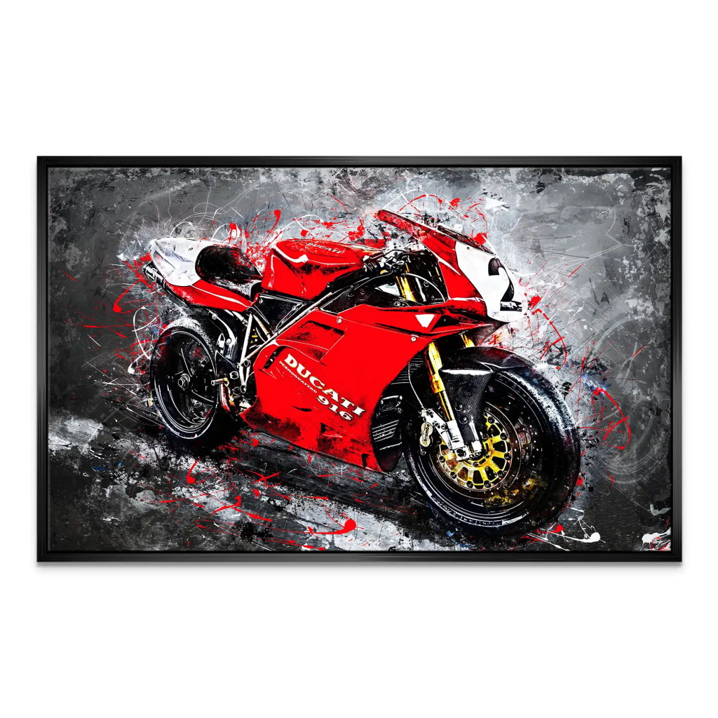 Ducati 916 Abstrakt Leinwand Bild INGALERIE