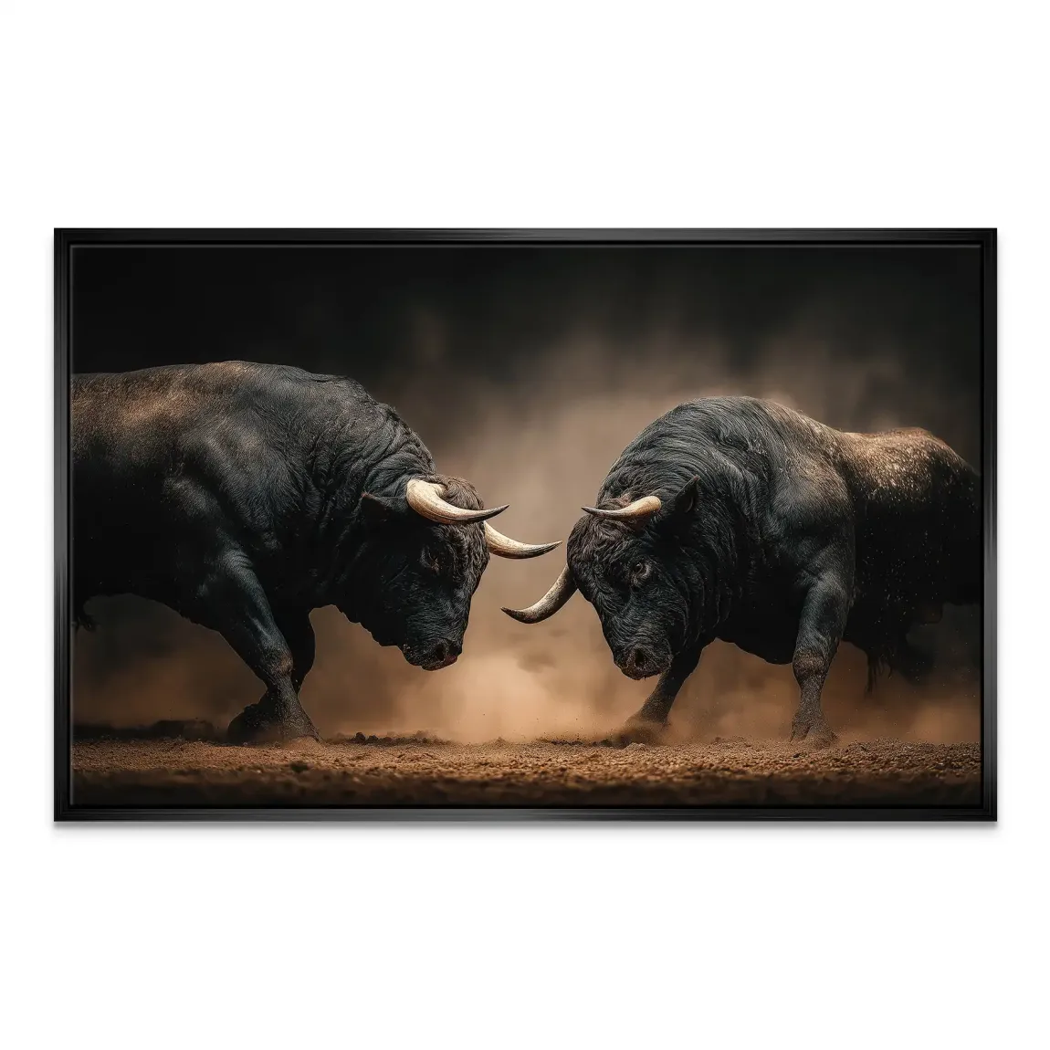Bulls of Valor Leinwand Bild